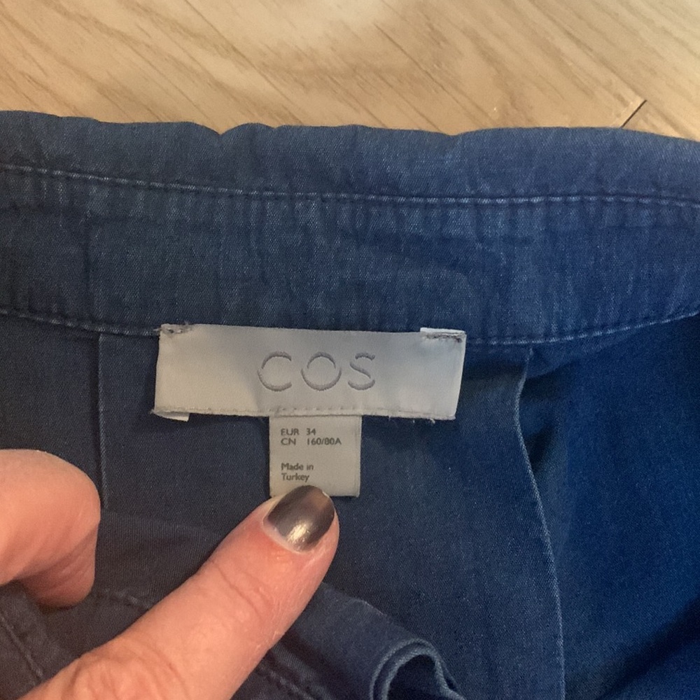 COS Oversize Denim Shirt Dress - Picture 4 of 5